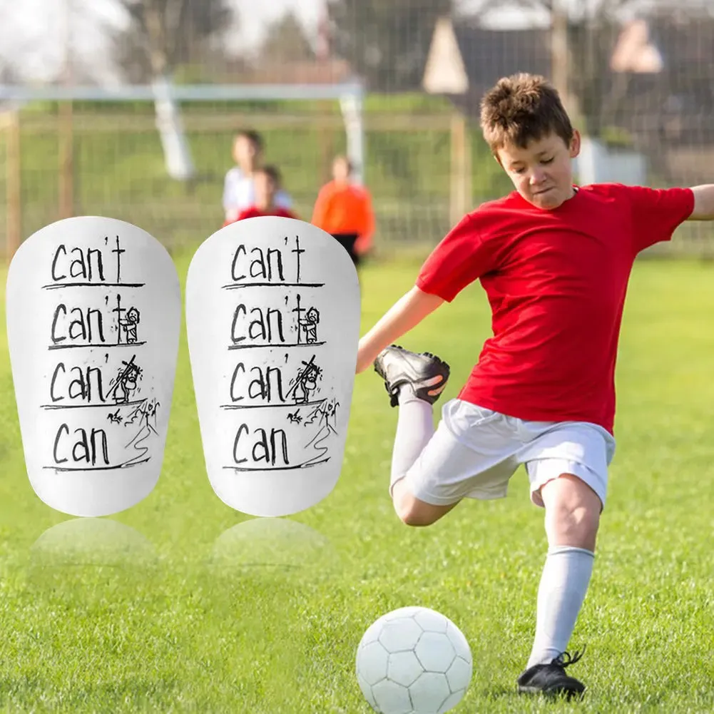 1 Pair Soccer Shin Pad Football Training Leg Guard Protective Equipment Mini Shin Guards Anti Slip for Men Women Kids Boys Girls