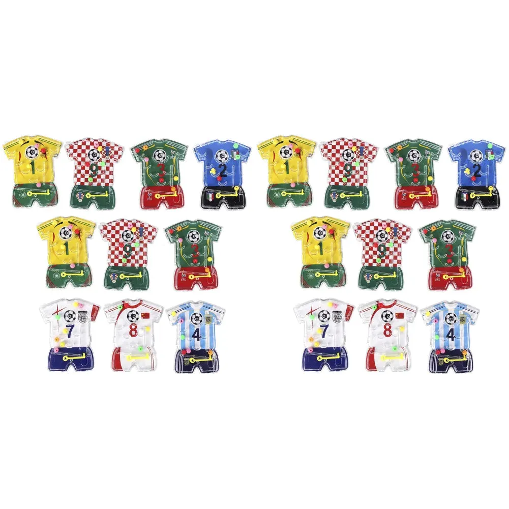 10/20pcs Football Party Favors Maze Game Boys Soccer Theme Birthday Party Decoration Kids Christmas Gift Toy Supplies