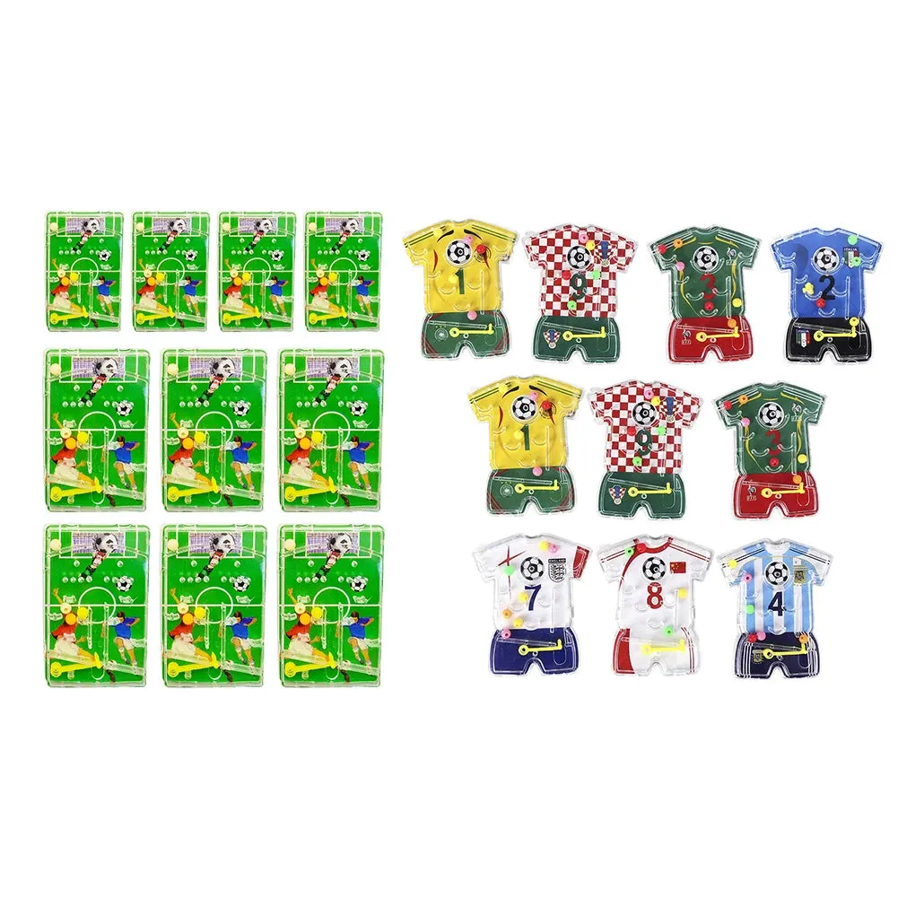 10/20pcs Football Party Favors Maze Game Boys Soccer Theme Birthday Party Decoration Kids Christmas Gift Toy Supplies
