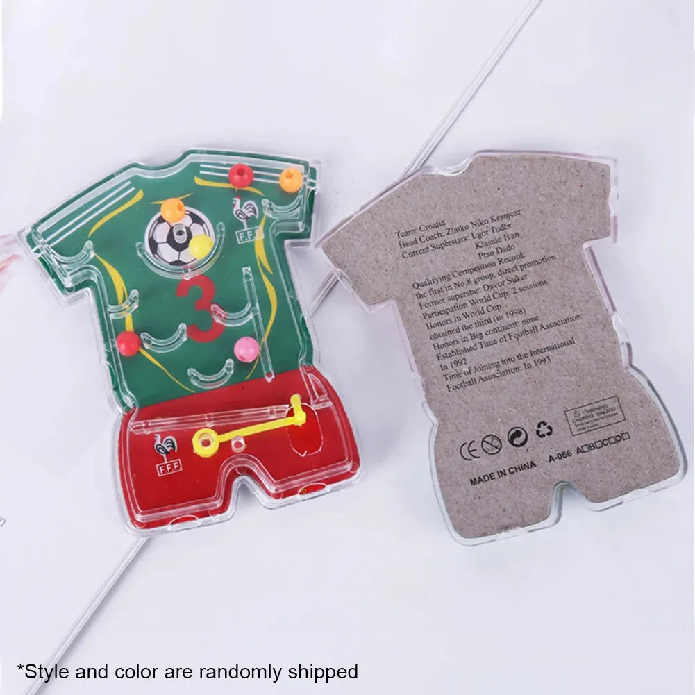 10/20pcs Football Party Favors Maze Game Boys Soccer Theme Birthday Party Decoration Kids Christmas Gift Toy Supplies
