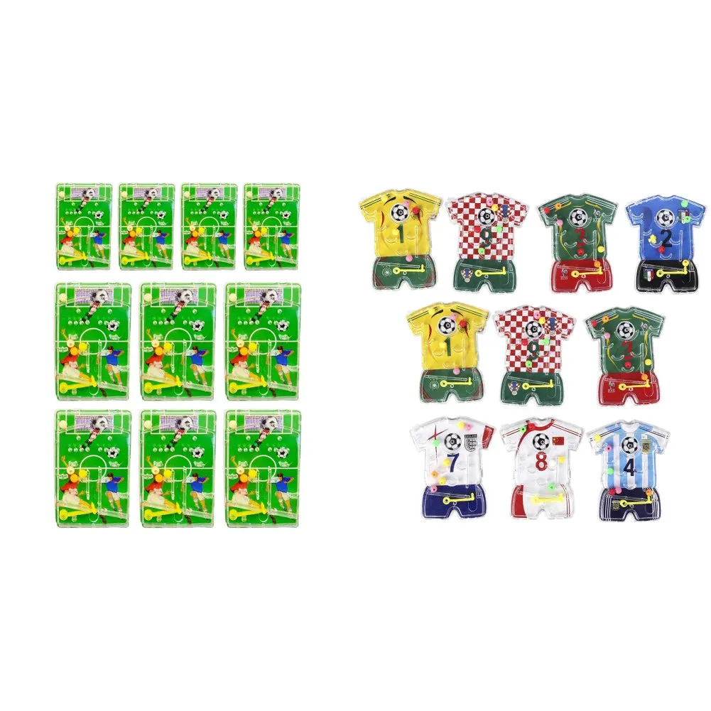 10/20pcs Football Party Favors Maze Game Boys Soccer Theme Birthday Party Decoration Kids Christmas Gift Toy Supplies