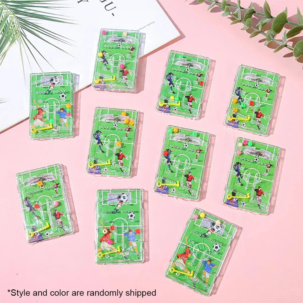 10/20pcs Football Party Favors Maze Game Boys Soccer Theme Birthday Party Decoration Kids Christmas Gift Toy Supplies
