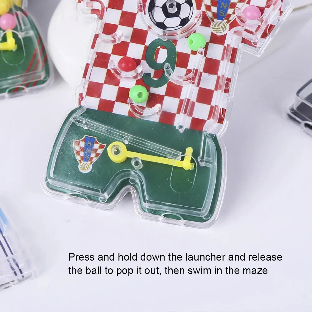 10/20pcs Football Party Favors Maze Game Boys Soccer Theme Birthday Party Decoration Kids Christmas Gift Toy Supplies