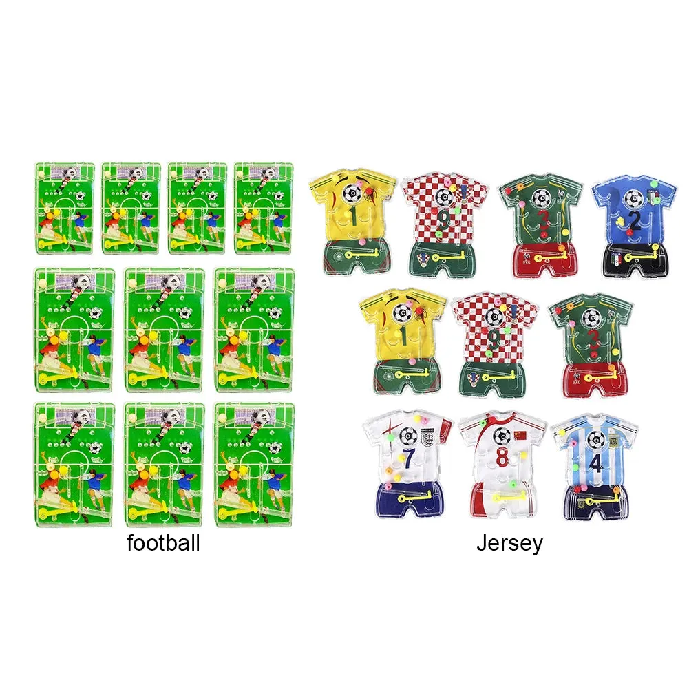10/20pcs Football Party Favors Maze Game Boys Soccer Theme Birthday Party Decoration Kids Christmas Gift Toy Supplies