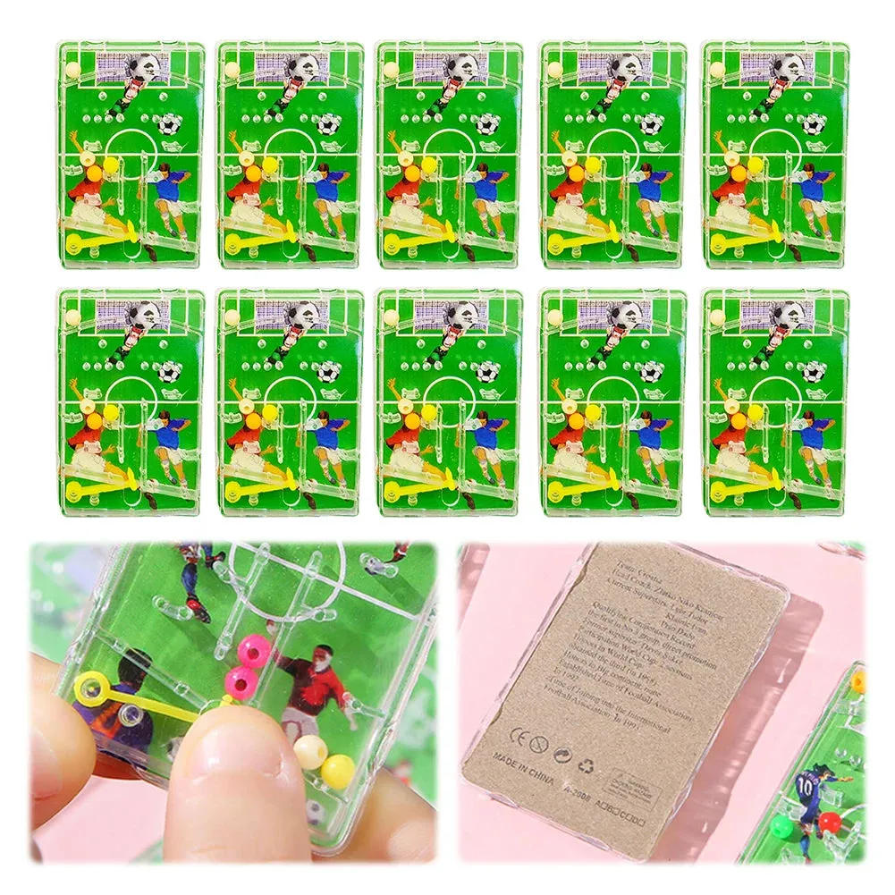 10/20pcs Football Party Favors Maze Game Boys Soccer Theme Birthday Party Decoration Kids Christmas Gift Toy Supplies