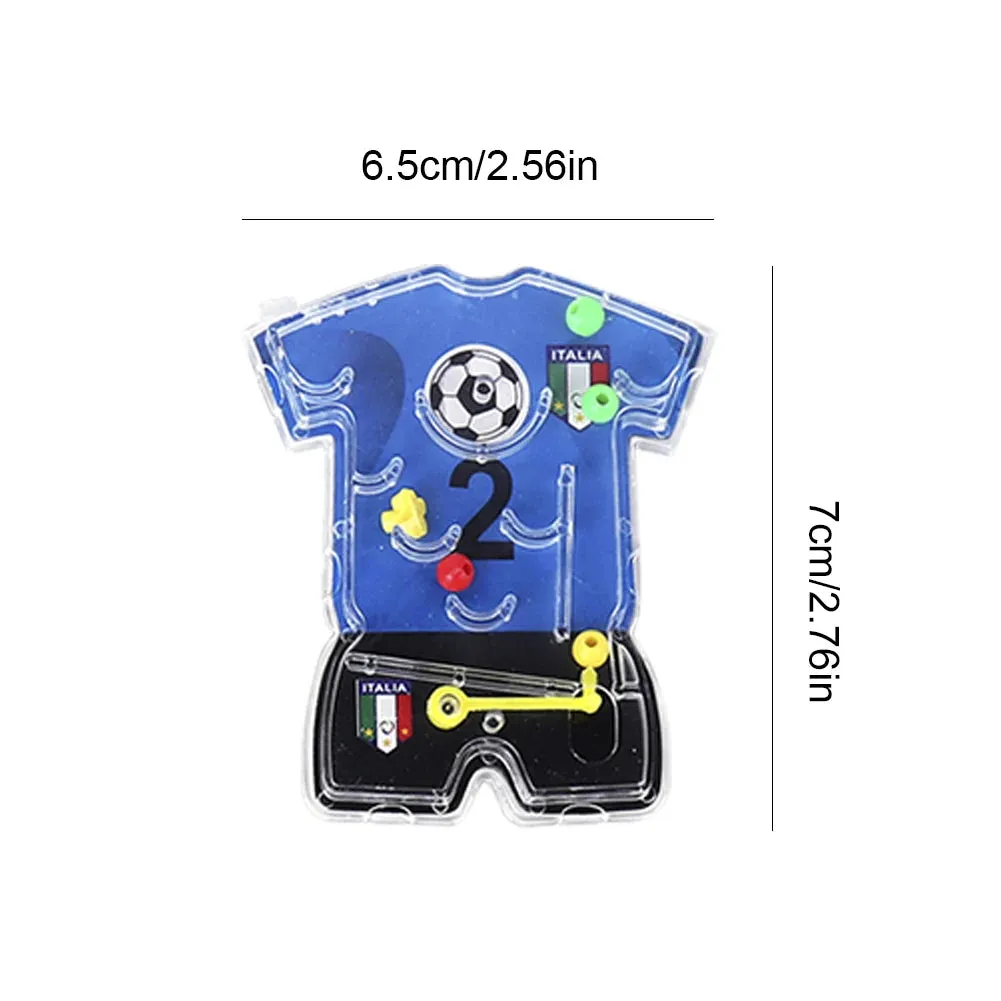 10/20pcs Football Party Favors Maze Game Boys Soccer Theme Birthday Party Decoration Kids Christmas Gift Toy Supplies
