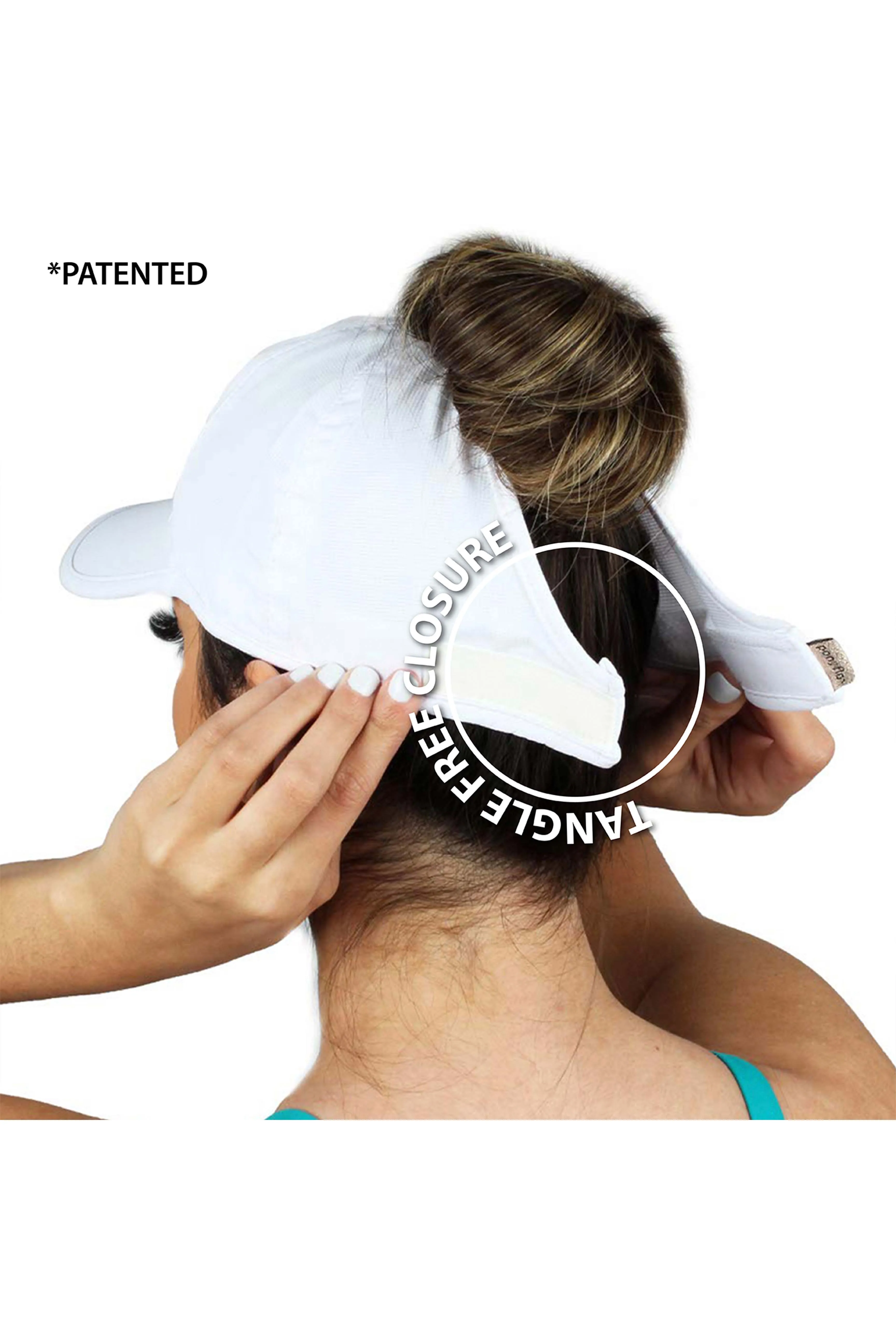 1104 - Ohio State Bling Ponytail Hat
