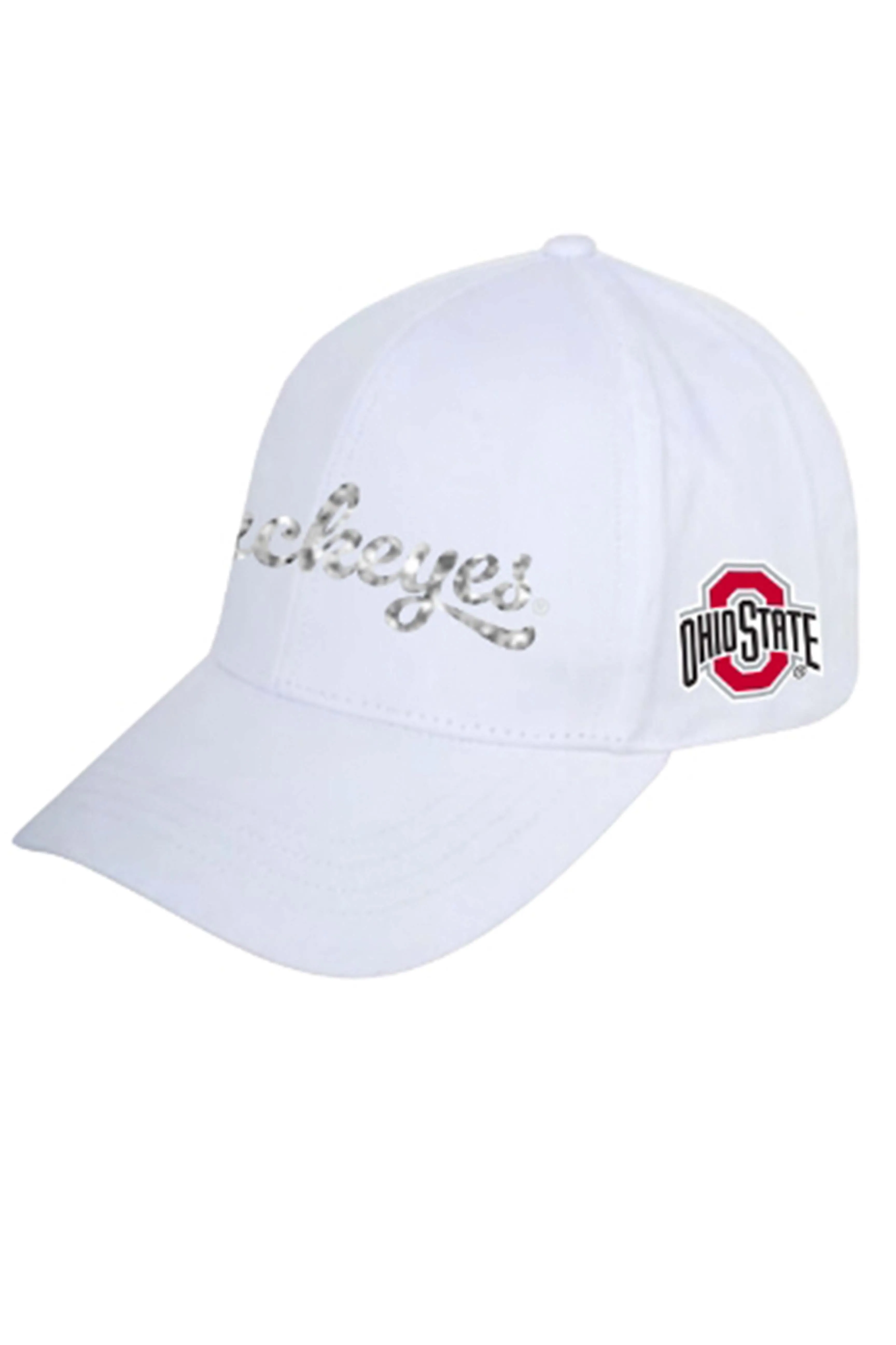 1104 - Ohio State Bling Ponytail Hat