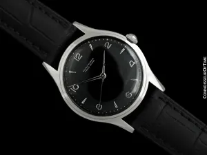 1950's Ulysse Nardin Vintage Mens Full Size Watch - Stainless Steel