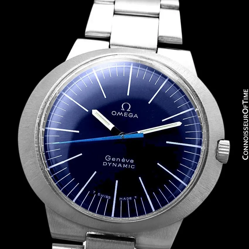 1960's Omega Dynamic Vintage Mens Handwound Watch - Stainless Steel