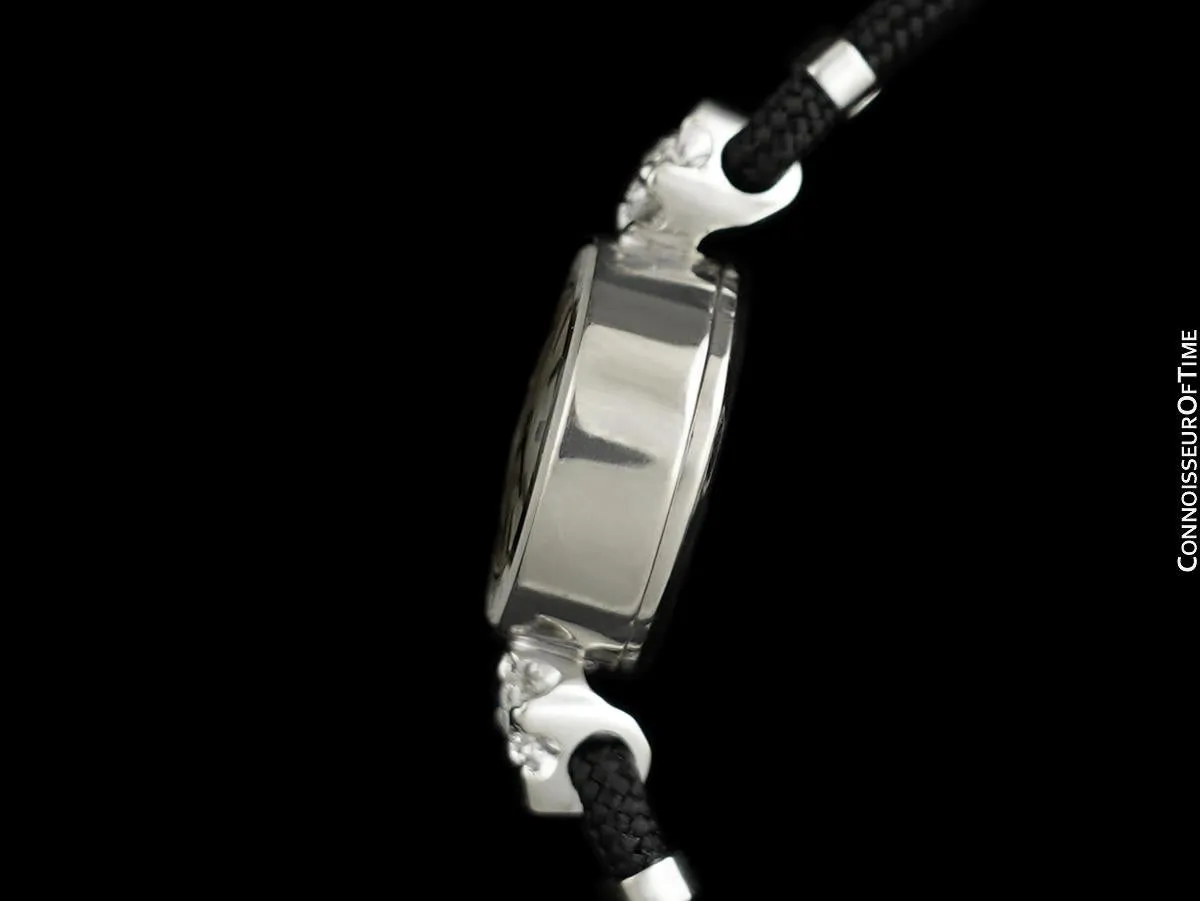1960's Rolex Ladies Dress Watch with Original Box, Silver Dial - 14K White Gold & Diamonds