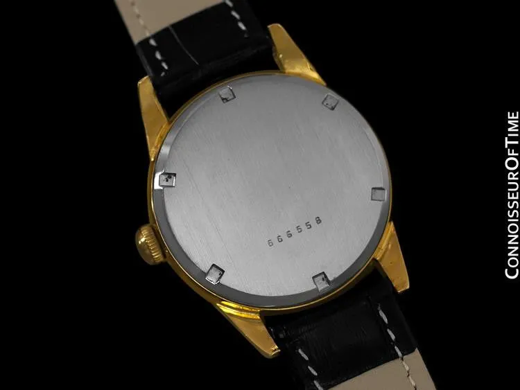 1960's Ulysse Nardin Vintage Mens Full Size 35mm Automatic Watch - Gold Plated & Stainless Steel
