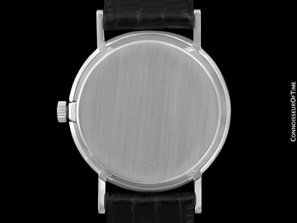 1968 Rolex Cellini Vintage Ladies Watch, Ref. 3600 - 18K White Gold
