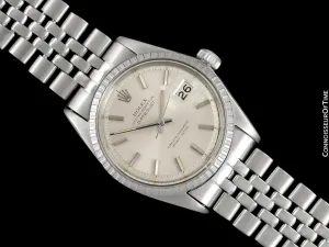 1968 Rolex Datejust Classic Vintage Mens Stainless Steel Watch - Original Papers, Boxes & Tag