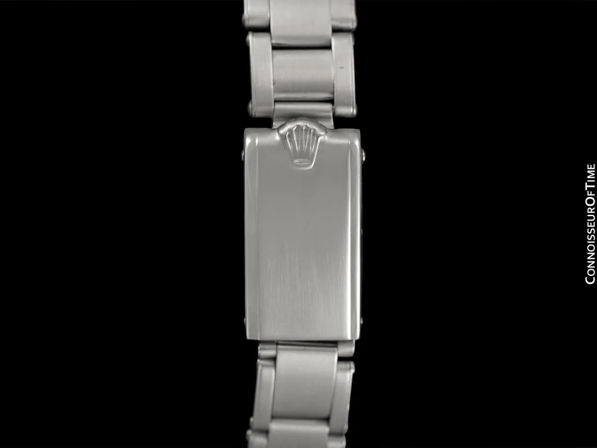 1970 Rolex Date (Datejust) Classic Vintage Mens Watch with Blue Textured Dial - Stainless Steel
