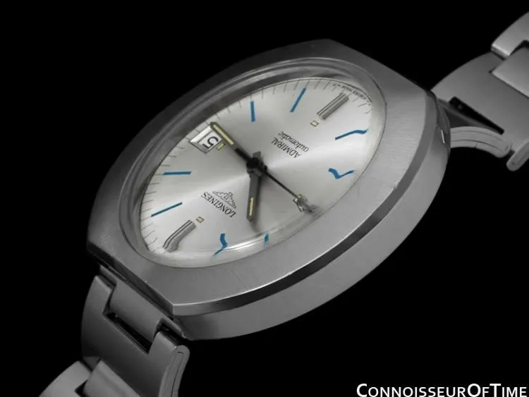 1970's Longines Admiral Retro Extra-Large Automatic Watch - Stainless Steel