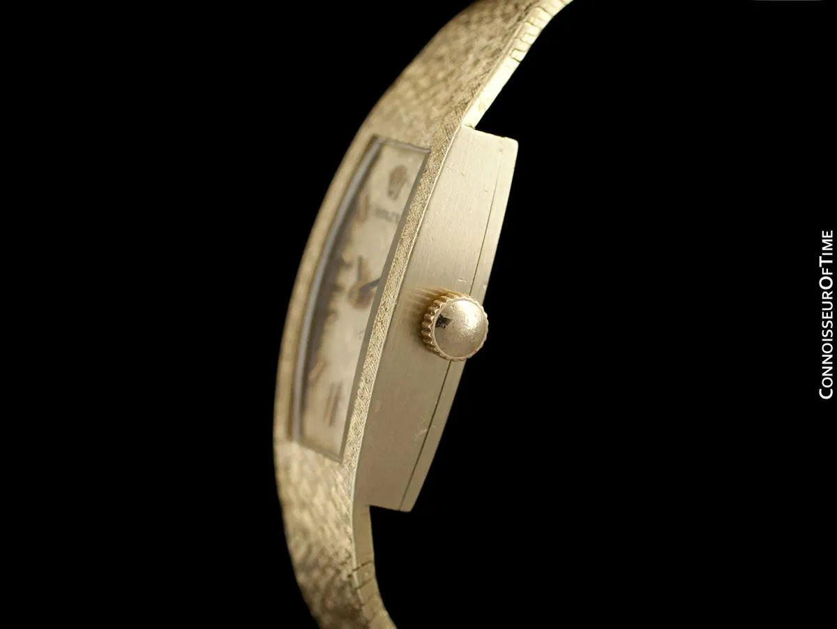 1970's Rolex Ladies Vintage Dress Bracelet Watch - 14K Gold
