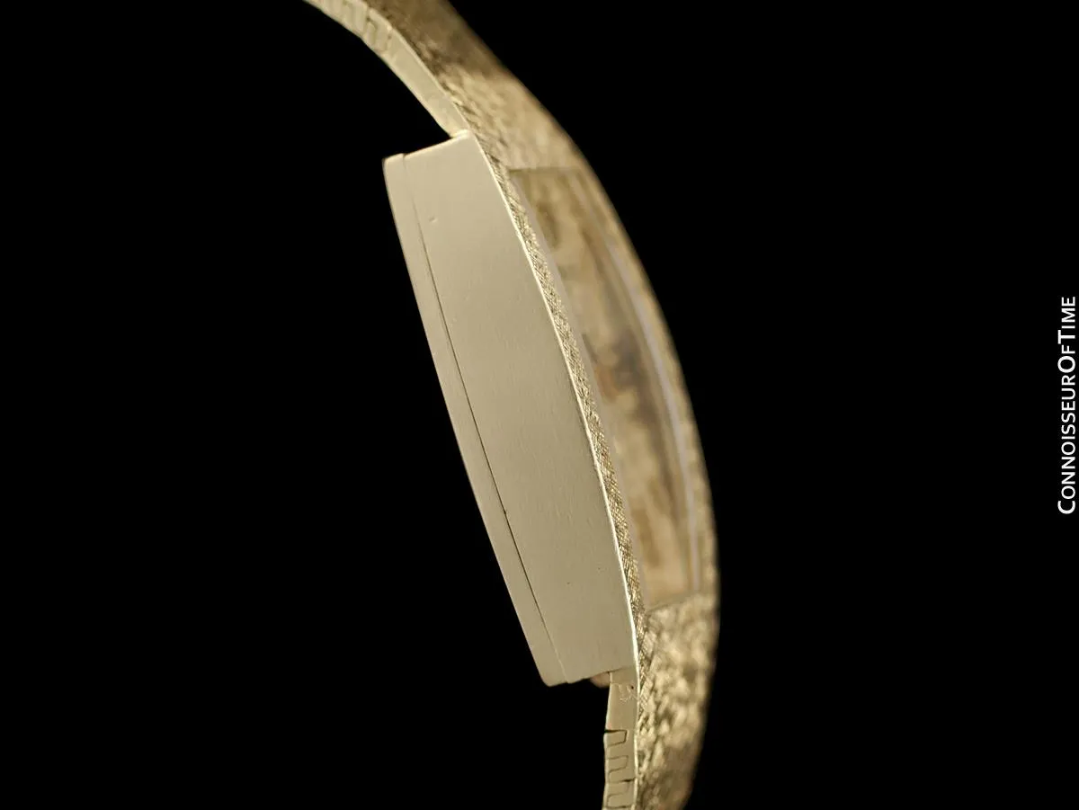 1970's Rolex Ladies Vintage Dress Bracelet Watch - 14K Gold