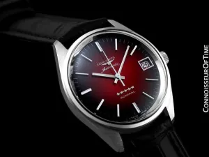 1972 Longines Classic Vintage Five Star Admiral Retro Mens Automatic Watch - Stainless Steel