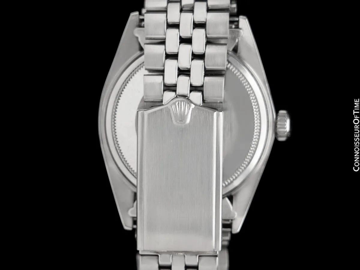 1973 Rolex Vintage Mens Datejust Ref. 1601 Watch with Pie Pan Dial - Stainless Steel