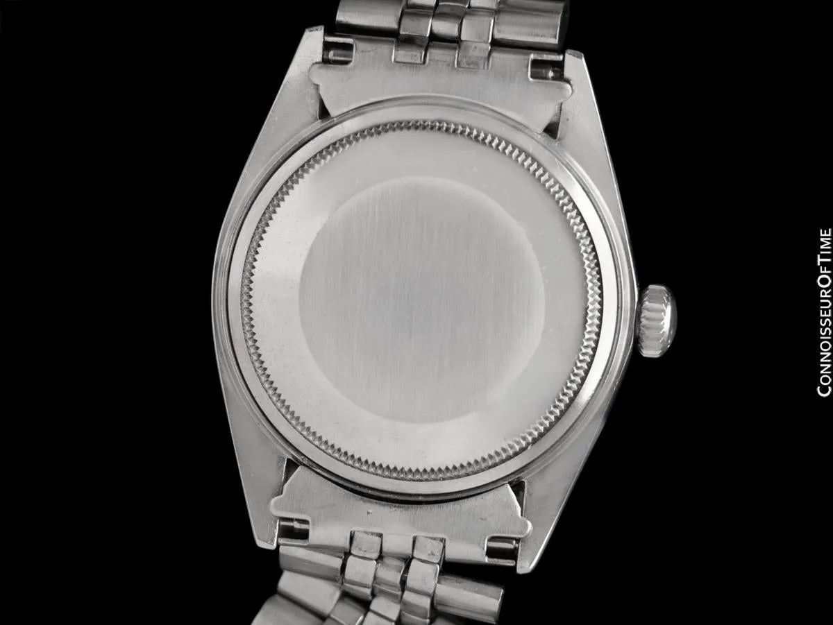 1973 Rolex Vintage Mens Datejust Ref. 1601 Watch with Pie Pan Dial - Stainless Steel