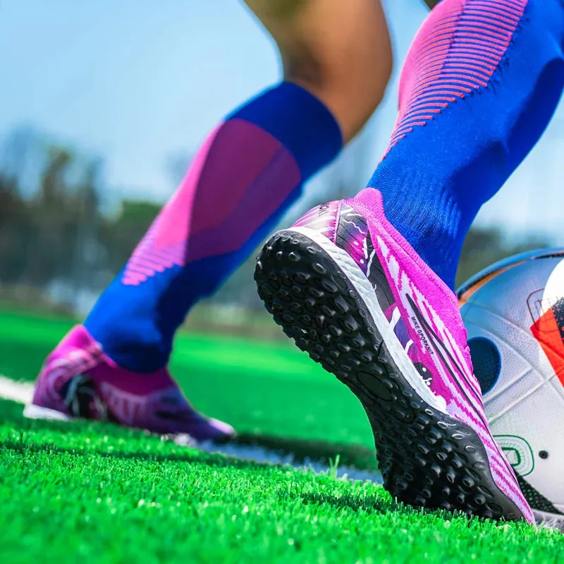 2024 Haaland New Soccer Cleats Professional TF/FG PHANT0M Mirror Shoes