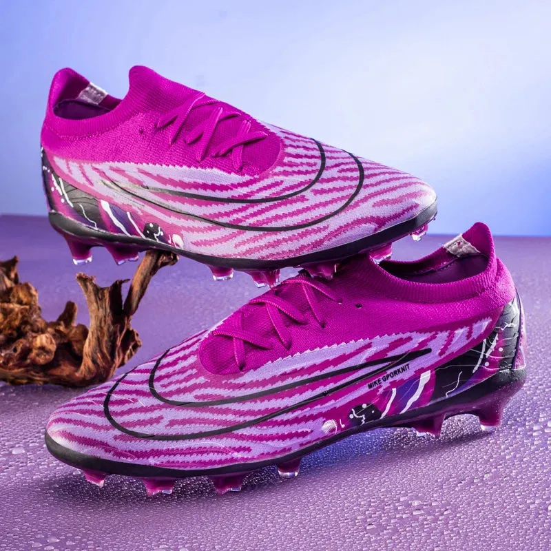 2024 Haaland New Soccer Cleats Professional TF/FG PHANT0M Mirror Shoes