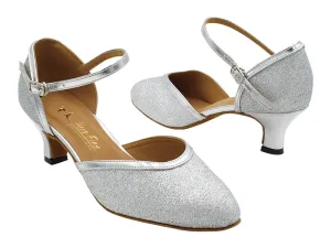 9621 Silver Stardust_Shinny Silver Leather Trim