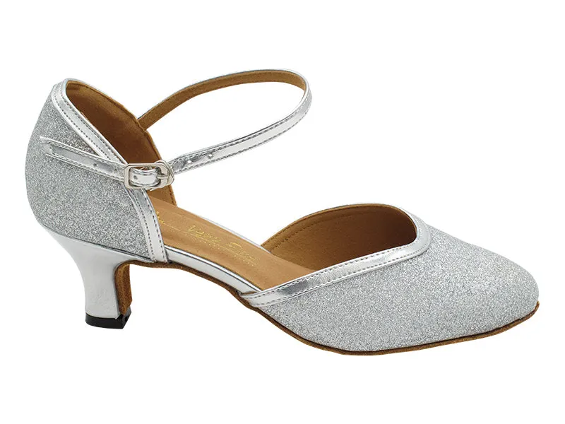 9621 Silver Stardust_Shinny Silver Leather Trim