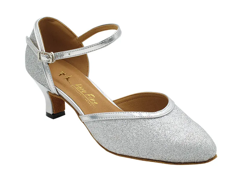9621 Silver Stardust_Shinny Silver Leather Trim