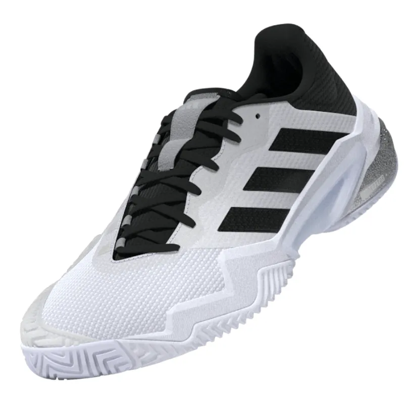 Adidas Barricade 13 Mens White/Core Black/Grey Three Tennis Shoes