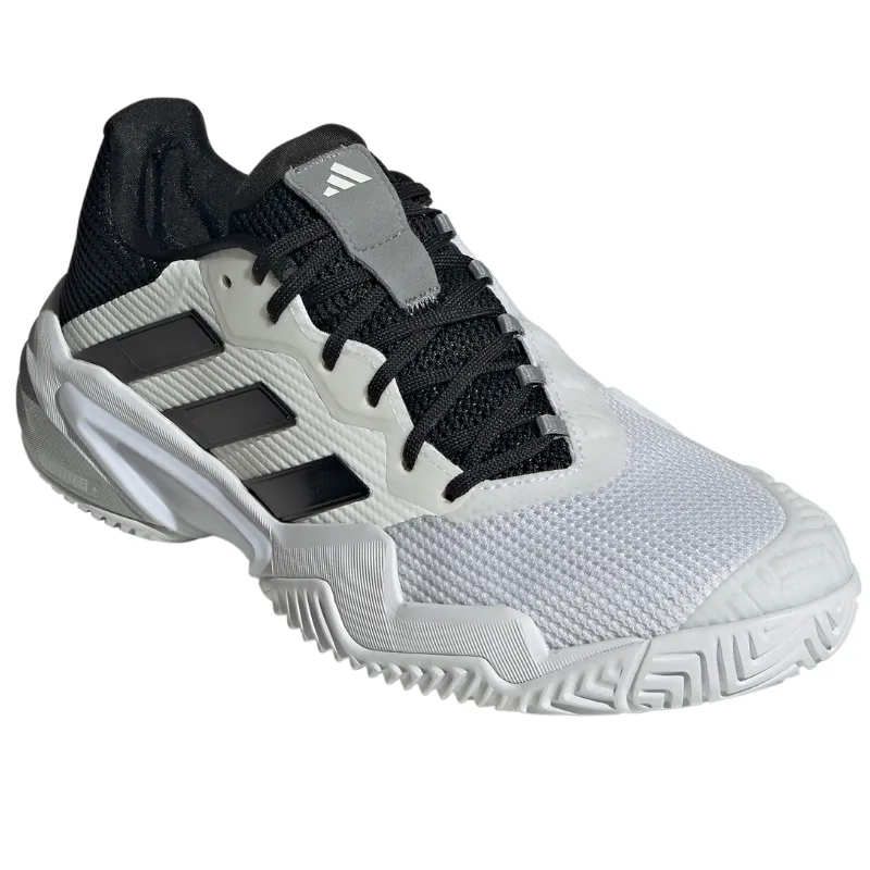 Adidas Barricade 13 Mens White/Core Black/Grey Three Tennis Shoes