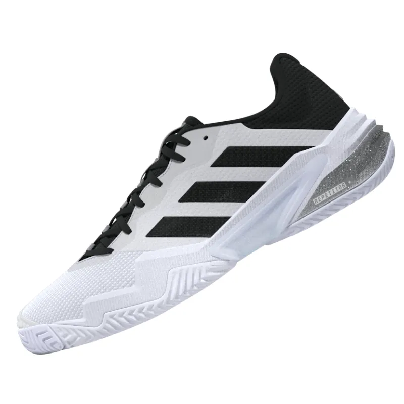 Adidas Barricade 13 Mens White/Core Black/Grey Three Tennis Shoes