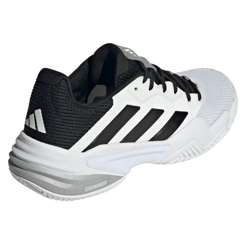 Adidas Barricade 13 Mens White/Core Black/Grey Three Tennis Shoes
