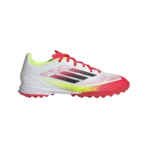 adidas F50 LEAGUE Artificial Turf Soccer Shoes | Cloud White-Core Black-Solar Yellow | Men's