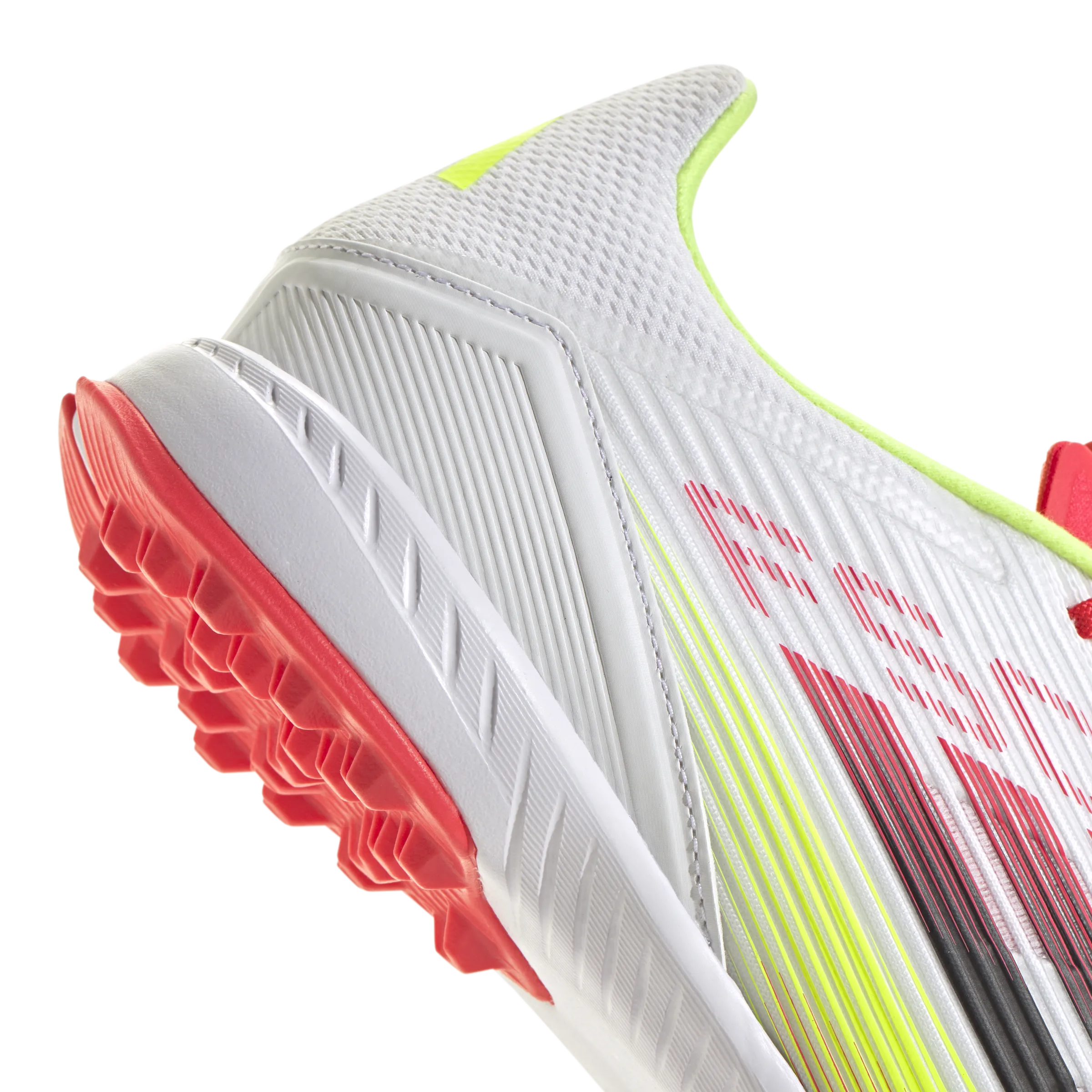 adidas F50 LEAGUE Artificial Turf Soccer Shoes | Cloud White-Core Black-Solar Yellow | Men's