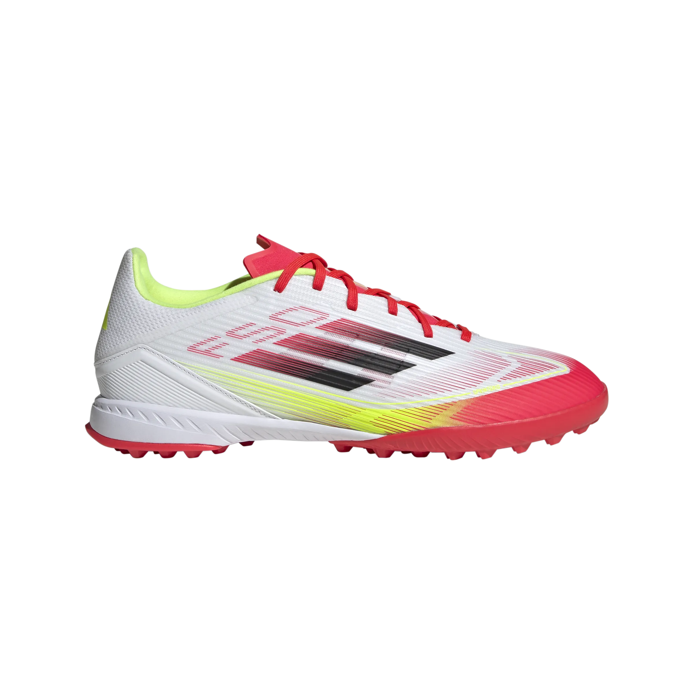 adidas F50 LEAGUE Artificial Turf Soccer Shoes | Cloud White-Core Black-Solar Yellow | Men's
