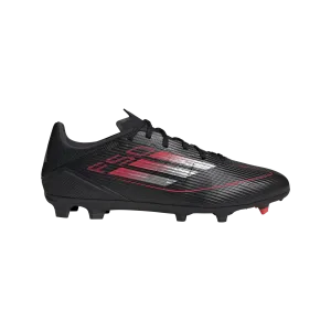 adidas F50 LEAGUE Firm/Multi-Ground Soccer Cleats | Core Black-Iron Metallic-Lucid Red | Men's