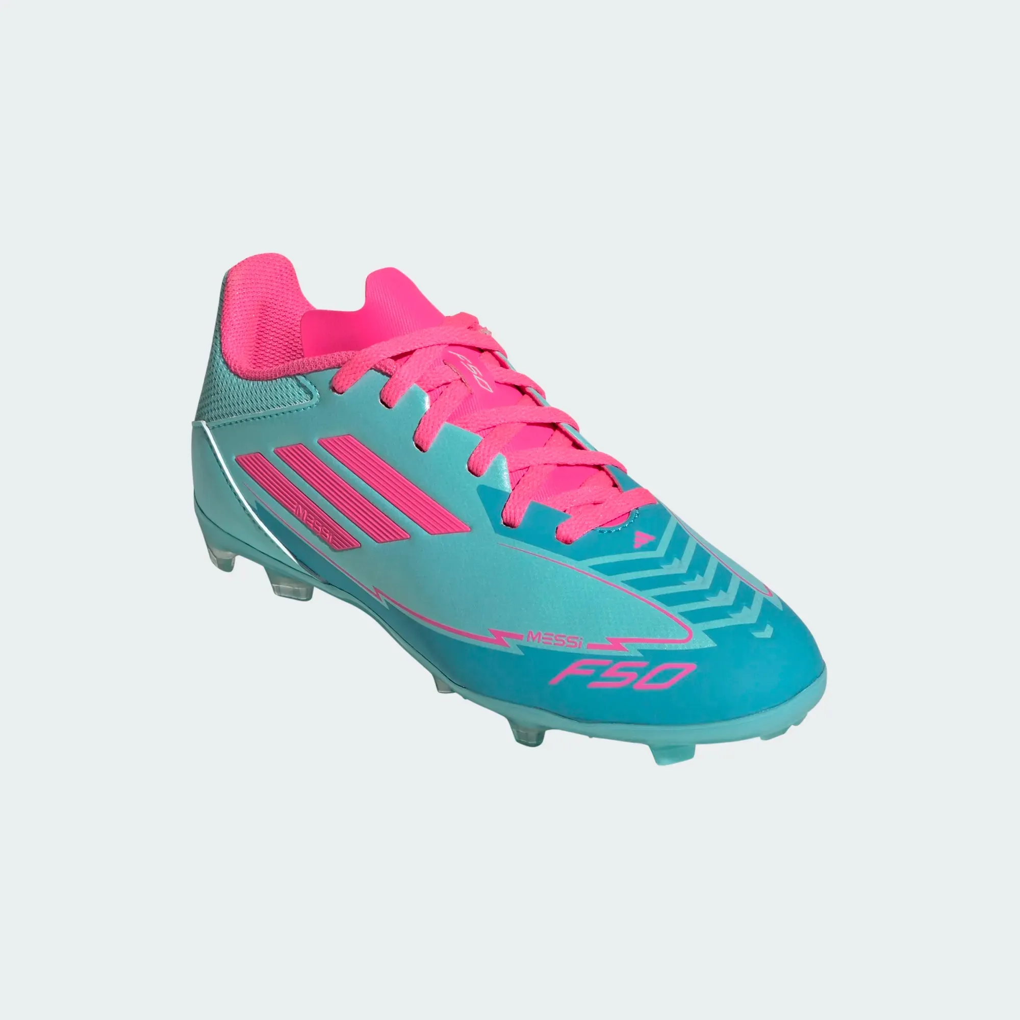 Adidas JR Messi F50 League FG/MG -Aqua/Lucid Pink