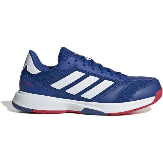 Adidas Men's Ligra 8 Indoor Court Shoe - Blue
