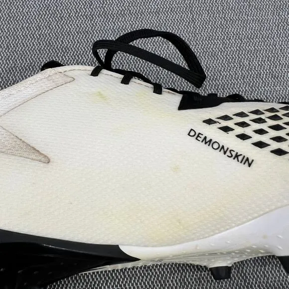 Adidas Predator Demonskin FW9199‎ Mens Black &amp; White Soccer Cleats Size 12