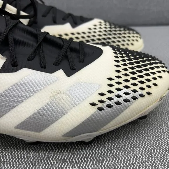 Adidas Predator Demonskin FW9199‎ Mens Black &amp; White Soccer Cleats Size 12