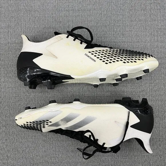Adidas Predator Demonskin FW9199‎ Mens Black &amp; White Soccer Cleats Size 12
