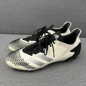Adidas Predator Demonskin FW9199‎ Mens Black &amp; White Soccer Cleats Size 12