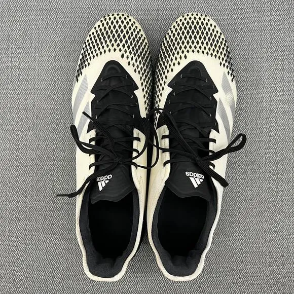Adidas Predator Demonskin FW9199‎ Mens Black &amp; White Soccer Cleats Size 12