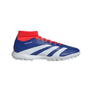 adidas Predator League MID Artificial Turf Soccer Shoes | Lucid Blue-Cloud White-Solar Red | Men's