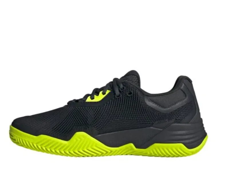 Adidas Solematch Control 2 Mens Tennis Shoe (Black/Neon)