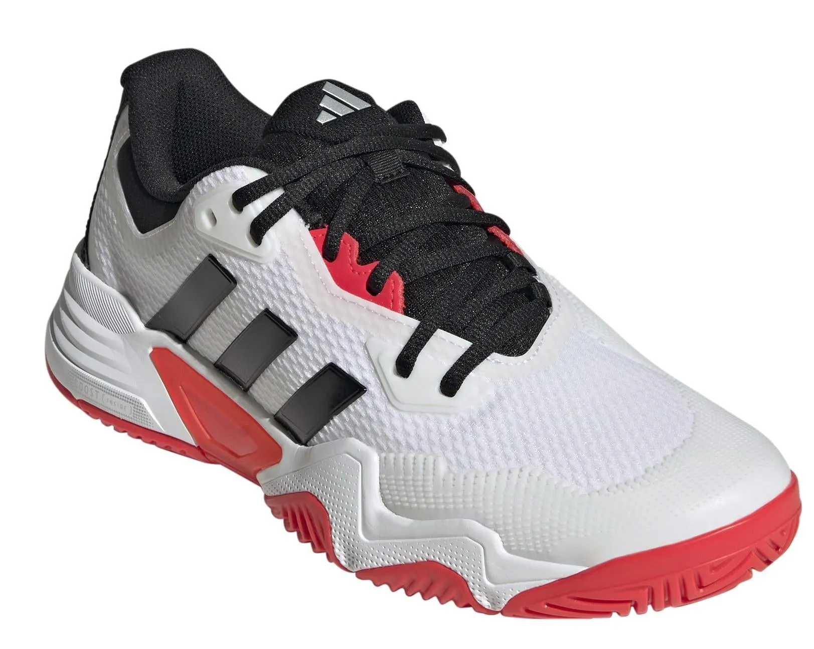 ADIDAS Solematch Control 2 Mens Tennis Shoes - White / Black / Red