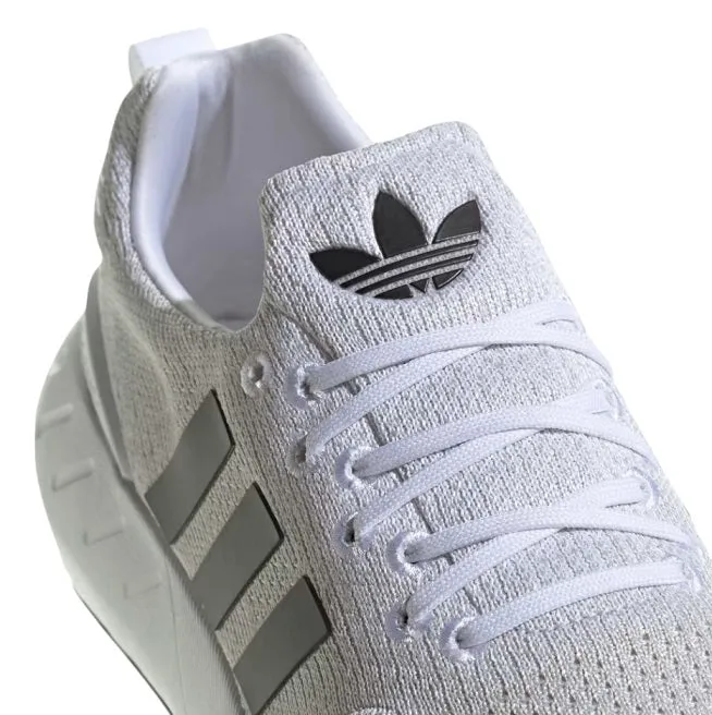 Adidas Swift Run 22 Shoes Mens US13 - UK12.5 White/Black-Grey