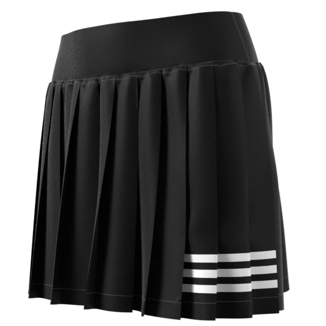 Adidas Women Club Pleated Skirt - Black/White